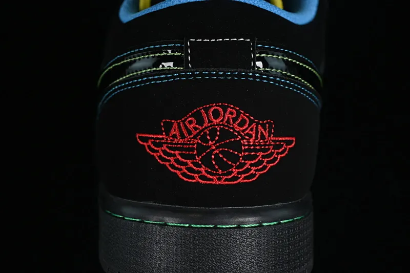 All categories Air Jordan Jordan series basketball shoes Air Jordan 1 Low Air Jordan 1 Low AJ1 Joe 1 black and green low-top cultural basketball shoes 338145-003